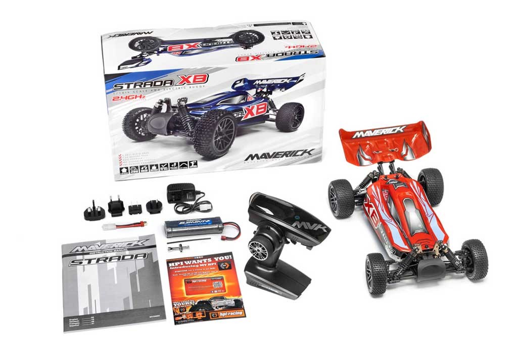 Maverick Strada XB 1 10 Buggy Brushless RTR Red Negozio di modellismo vendita online Radiomodelli